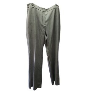 Dana Buchman Bootcut Mid Rise Dress Pants Women's 14 Black And White